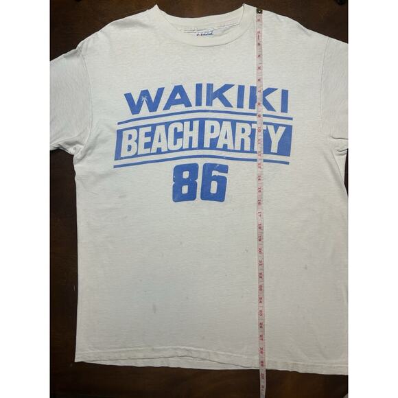 VTG 80s Waikiki Beach Party Hawaii Moose McGilly Cuddys Pub & Cafe Shirt Size XL - Picture 6 of 13